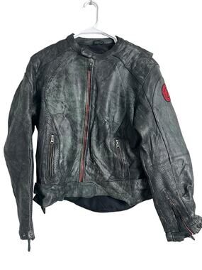Speed And Strength Leather Motorcycle Jacket Womens 2XL Black Widow Moto